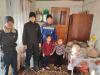 Christians from a Muslim background in Issyk-Kul with a winter food parcel from Barnabas